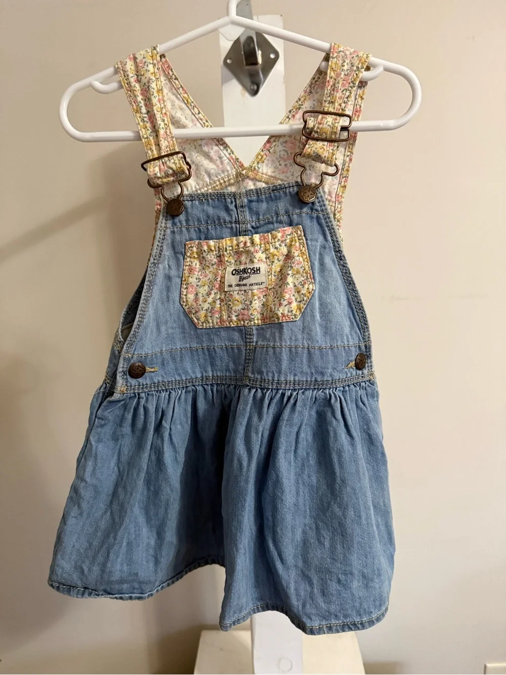 Oshkosh B’Gosh Denim and Floral Jumper